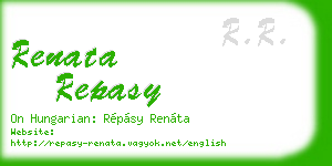 renata repasy business card